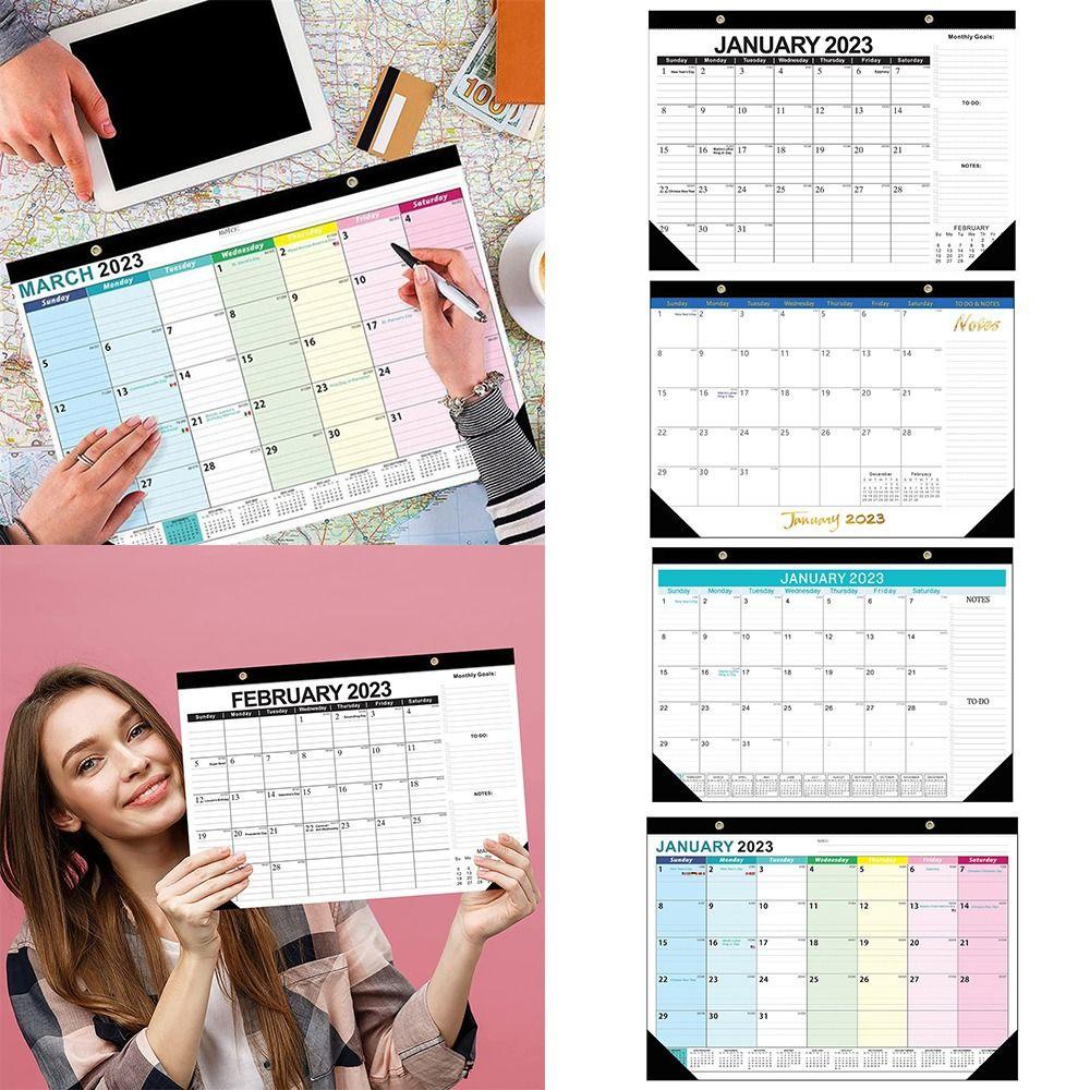 Preva Kalender Dinding Kreatif2023Hadiah Tahun Baru Tahun Akademik Perencanaan Vertikal Kalender Rumah Tangga Untuk Teman Kalender Gantung