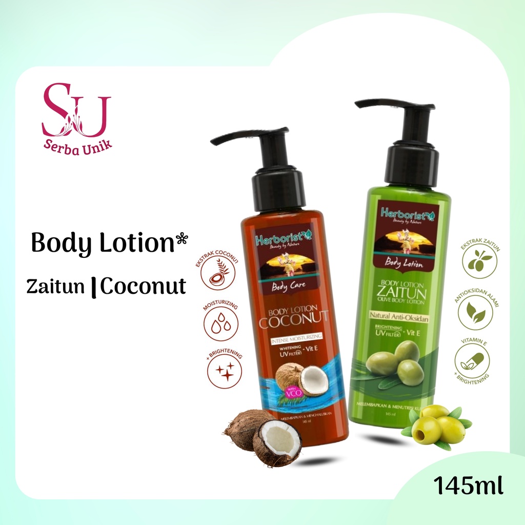 Herborist Body Lotion Zaituin &amp; Coconut 145ml