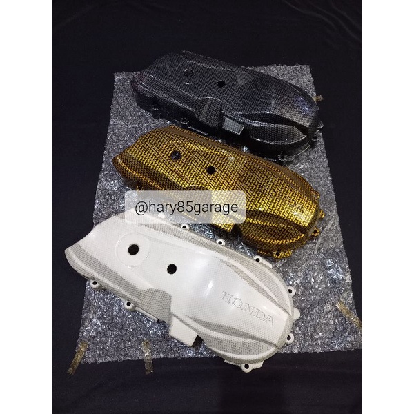 COVER TUTUP CVT CARBON HONDA BEAT KARBU OLD