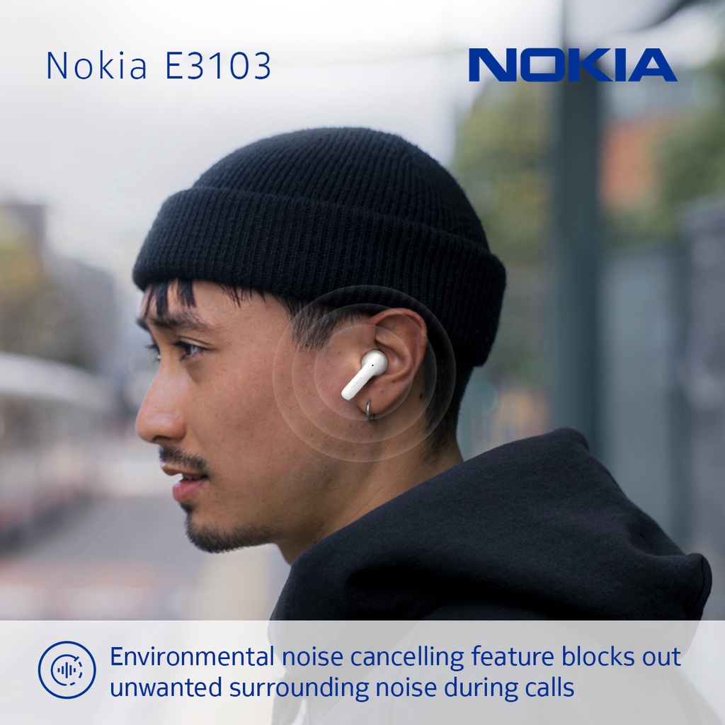 Nokia E3103 ENC True Wireless Earphones TWS Less Latency HD