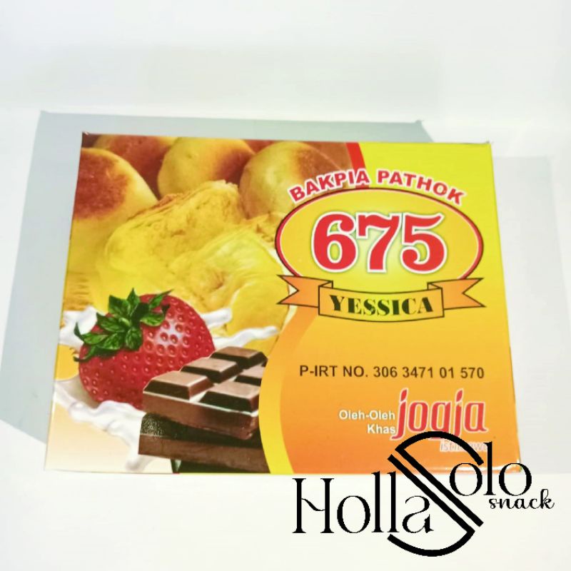 

BAKPIA PATHOK ANEKA RASA YESSICA,675,525 Isi 20 pcs kering (Hollasolo)