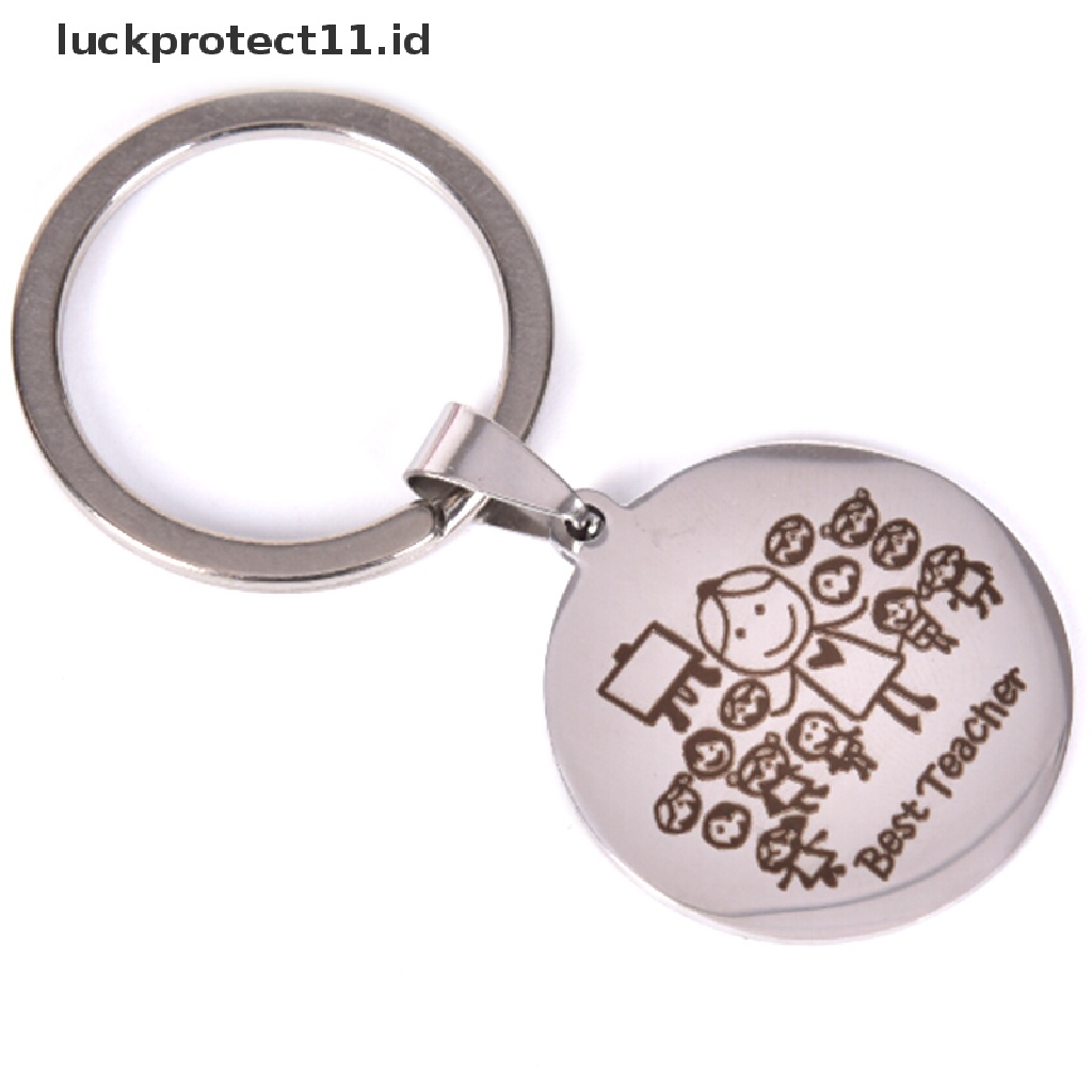 /Fashion Hot//// Grafir Keyring Thanks for Teacher Gantungan Kunci Custom Nama Hadiah Untuk Guru New.