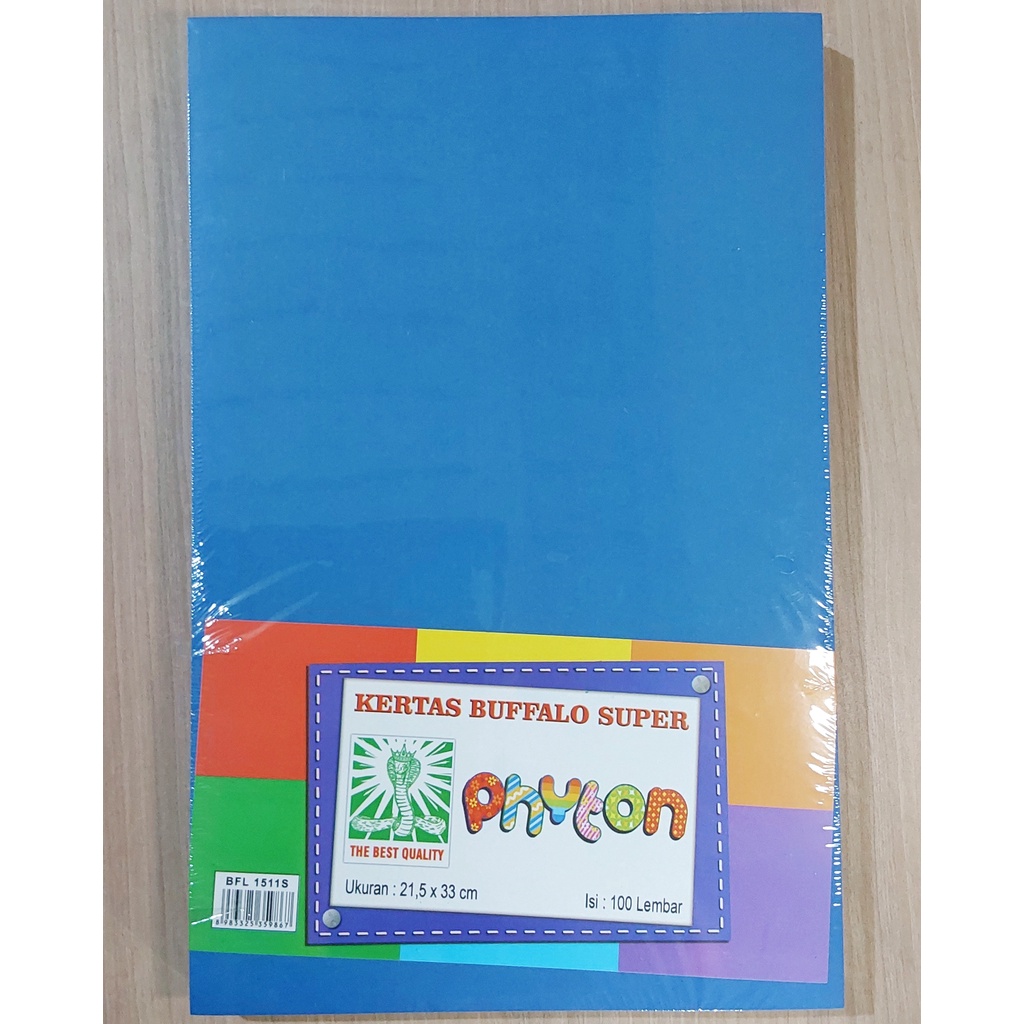 

(PAK) KERTAS BUFALLO POLOS PHYTON BIRU TUA TERANG / KERTAS BUFALLO