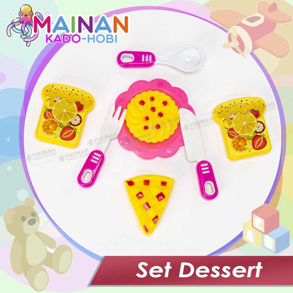 MAINAN ANAK PEREMPUAN EDUKASI MINIATUR MAKANAN MANIS DESSERT