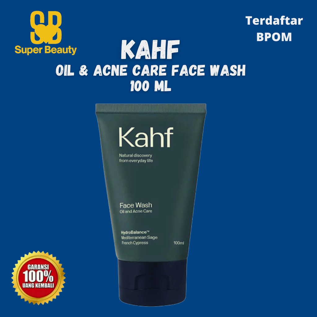 Jual Kahf Oil and Acne Care Face Wash 100 ml Shopee Indonesia