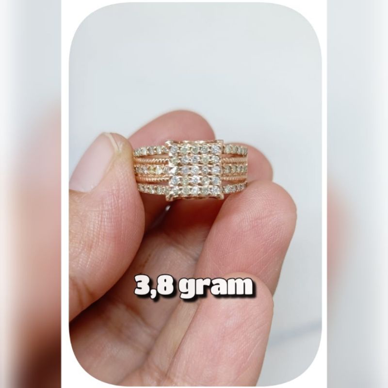 Berlian medan cincin Petak