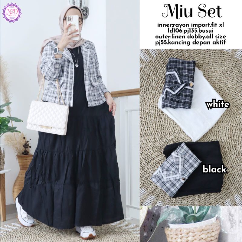 SETELAN WANITA MIU SET BY NB