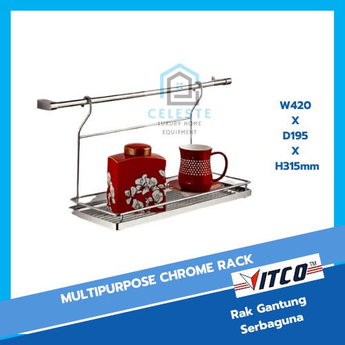 VITCO Multipurpose Rack / Rak Dapur Gantung Serbaguna