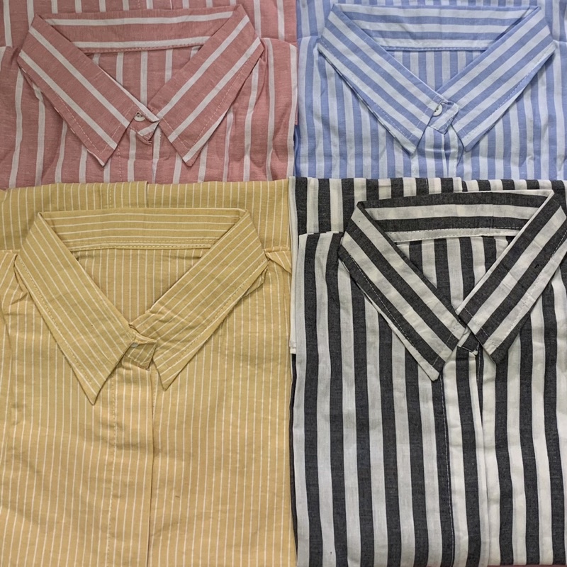 KEMEJA ARIANA MOTIF SALUR