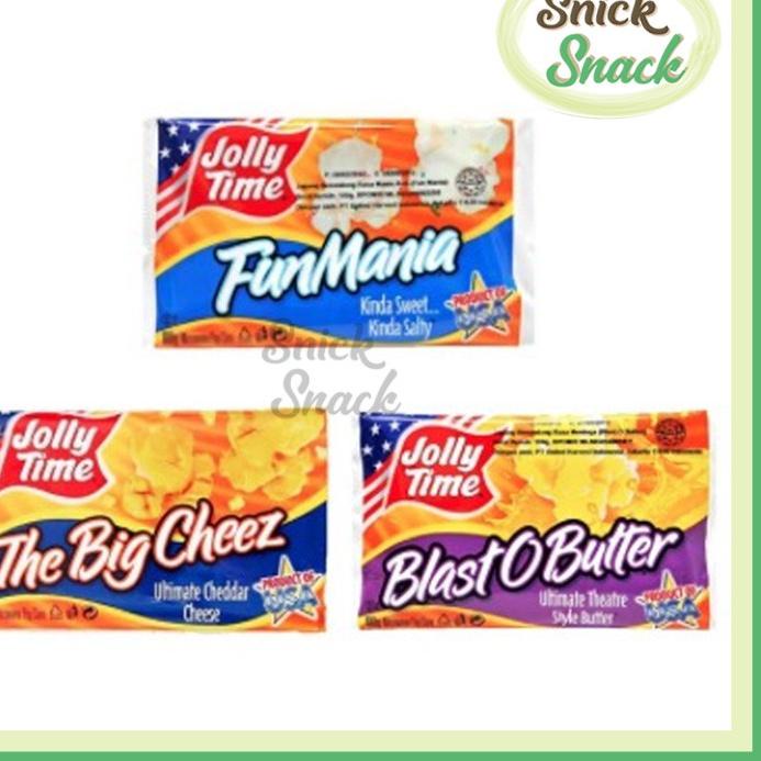 

Quality Control✅Jolly Time Popcorn 100 gr - Fun Mania The Big Cheez Butter Pop Corn Instan Microwave Manis Asin Keju|KD9