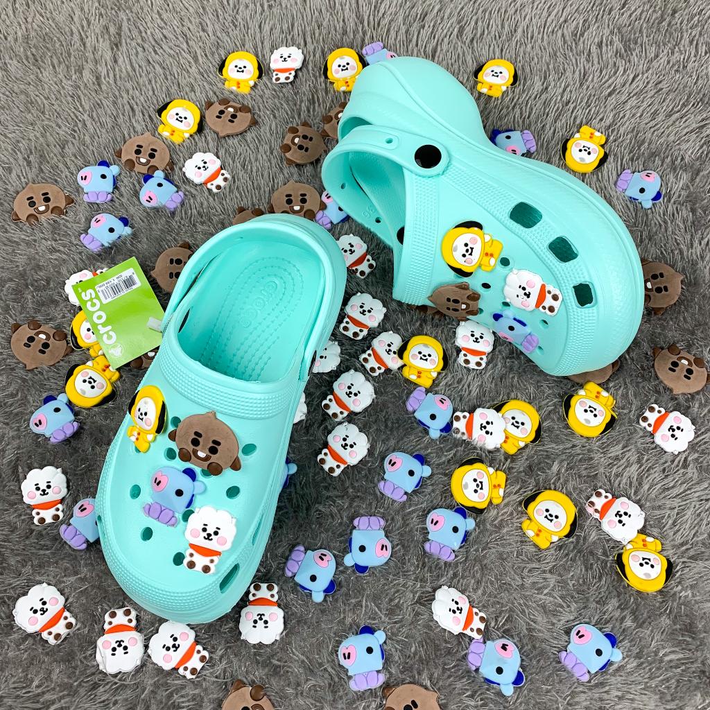 Aksesoris Jibbitz Charm Kartun Gesper Sepatu Sandal Pin Charms Motif Mainan Lucu Aksesoris Jibbitz