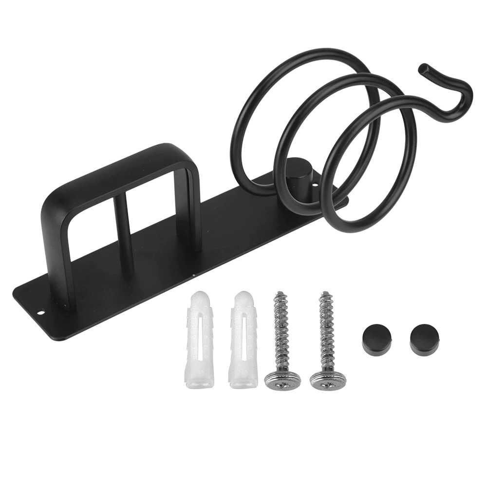 Rak Holder Hair Dryer Catokan Rak Pemegang Pengering Rambut Catokan Organizer Aluminium