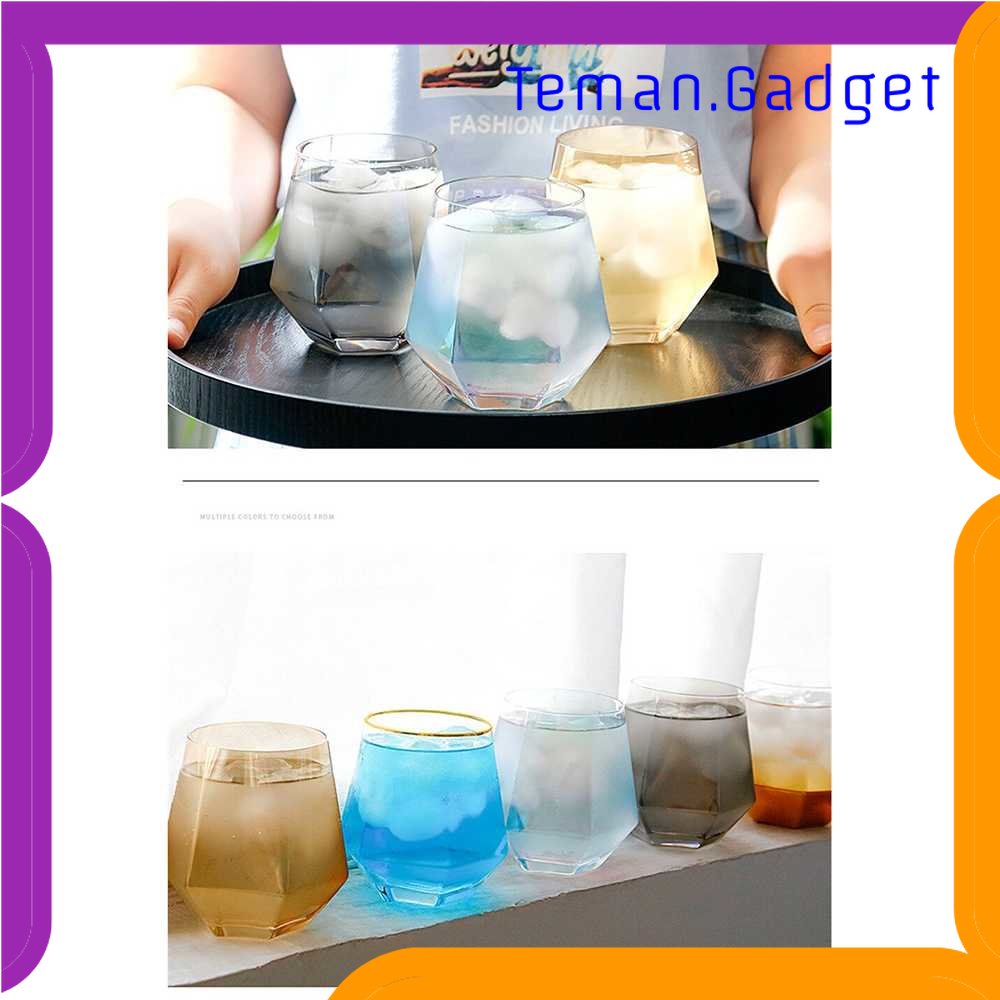 TG - DPR GLASSWARE Gelas Minuman Diamond Crystal Glass Cup 310 ml - GW107