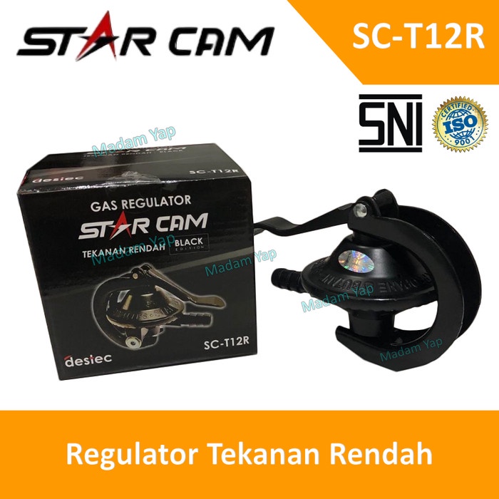 STARCAM Regulator Gas Tekanan Rendah DESTEC SC-T12R SNI Anti Bocor