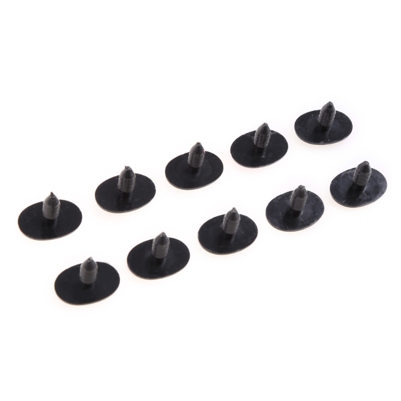 Mary 5pasang (10Pcs) Mata Plastik Pengaman Oval Biru Mainan Wayang Mata Boneka DIY 24x18mm