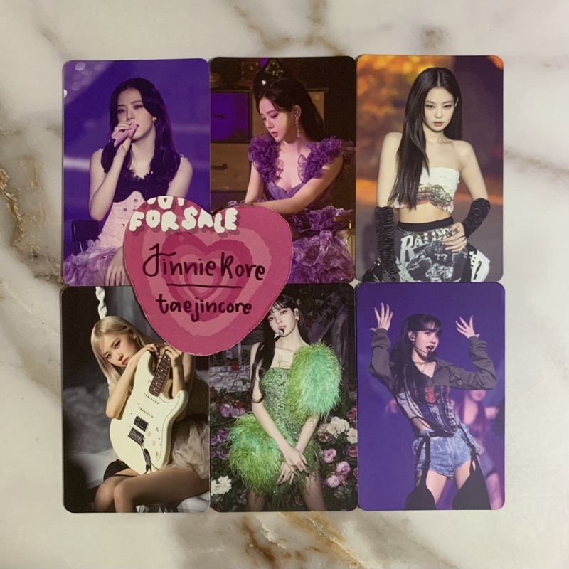 BLACKPINK THE SHOW DVD PACKAGE OFFICIAL PHOTOCARD JISOO BUNDLE KILL THIS LOVE ALBUM PC PINK VERSION 