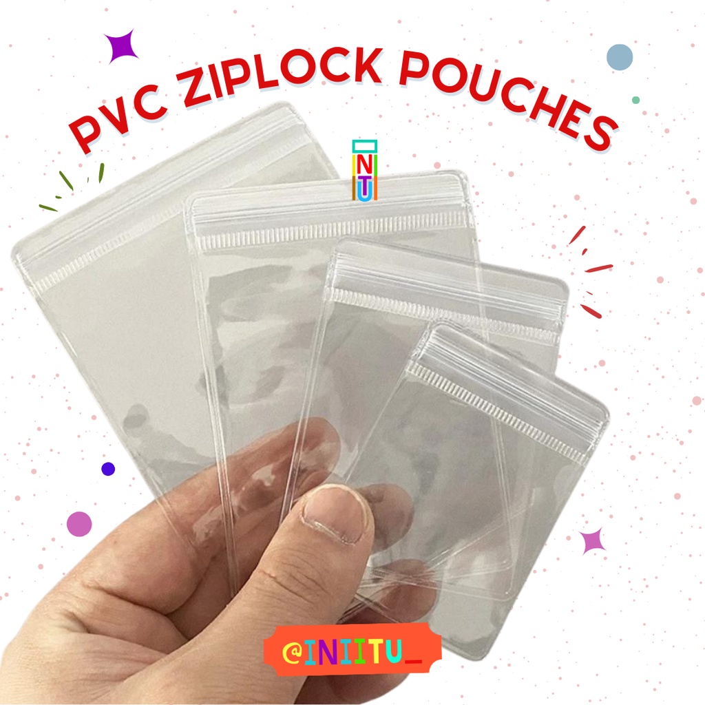 

PVC Transparent Ziplock Pouches Packing Aesthetic Order // Plastic Material Packaging Keychain Popsocket Pouch Bag Zip Lock Plastik Pembungkus