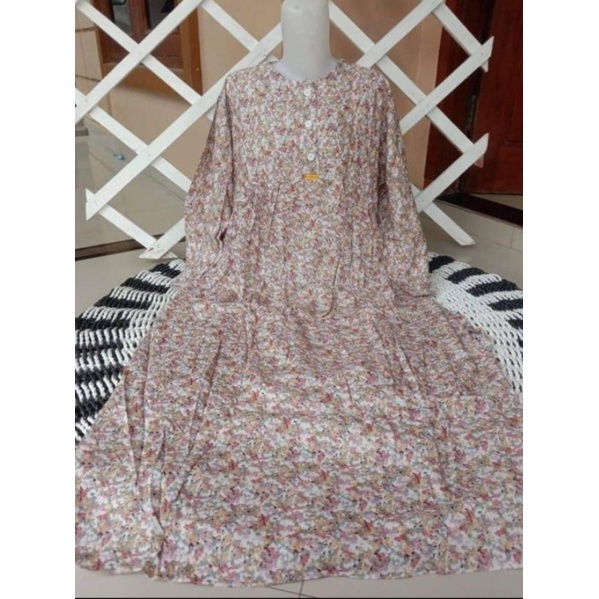 MINI DRESS BUNGA JUMBOO / MAXI DRES RAYON TERLARIS