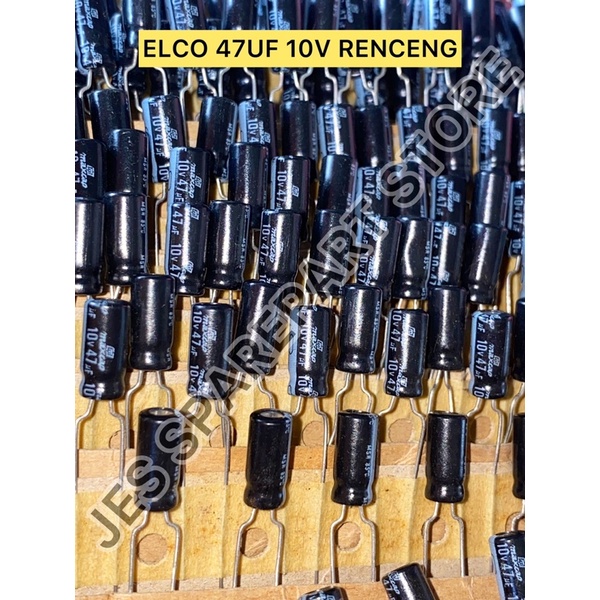 ELCO 47UF 10V RENCENG