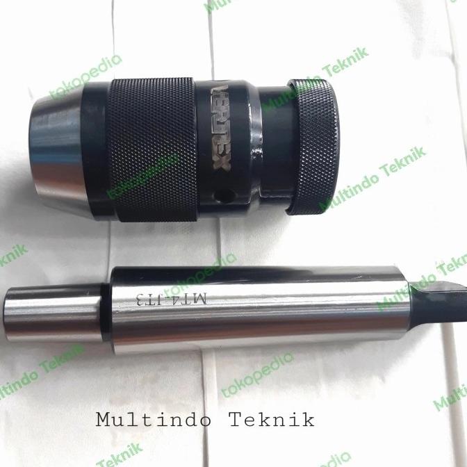 Keyles Drill Chuck Jt3 Gagang Mt4 Arbor Keyles Dril Chuck 1-16Mm Mt4