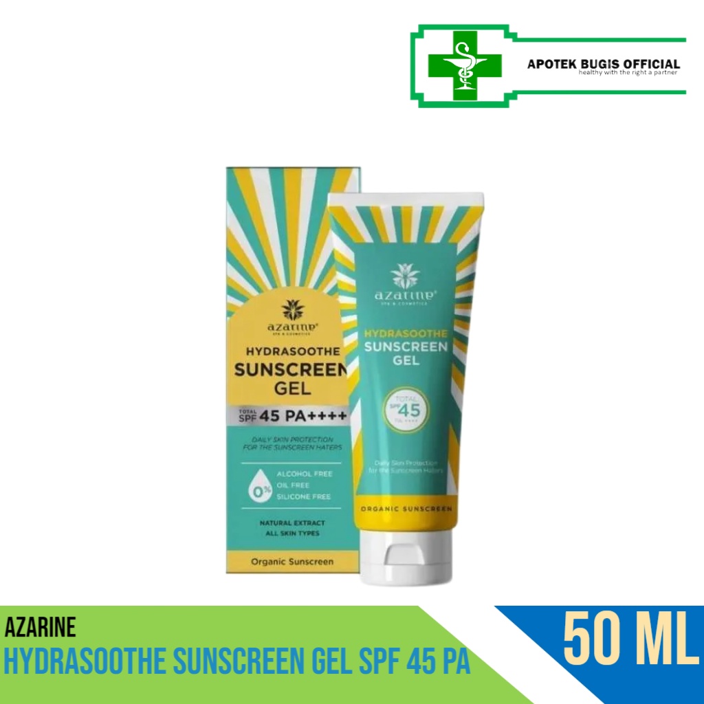 Azarine Hydrasoothe Sunscreen Gel SPF 45 PA++++ Size 50 ml