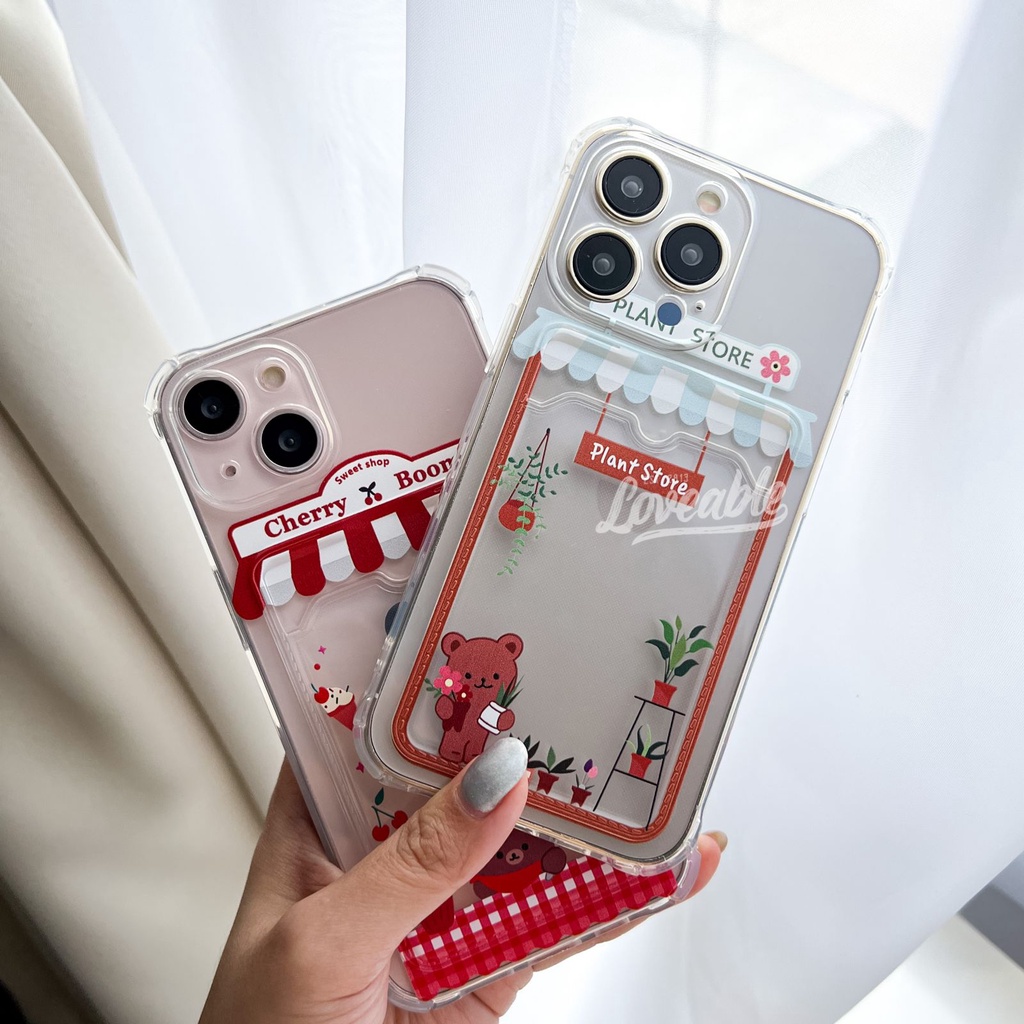 invisible post card case iPhone for 7 - 12 pro max