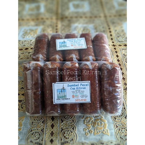 

Sambel Pecel Kitiran Kediri Kemasan 100gr 10pcs