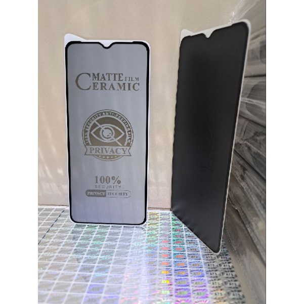 Tempered Glass Spy ATS Privacy Ceramic Matte Realme 5, 5i, 5S, 6, 6i, 7, 7i, 7 Pro, 8, 8 Pro, C3, C11 2020, C11 2021, C12, C15, C20, C20A, C21, C21Y, C25, C25S, C30, C31, C33, C35, Narzo 10, Narzo 10A, Narzo 20, Narzo 20A, Narzo 30A, Narzo 50A, Narzo 50i