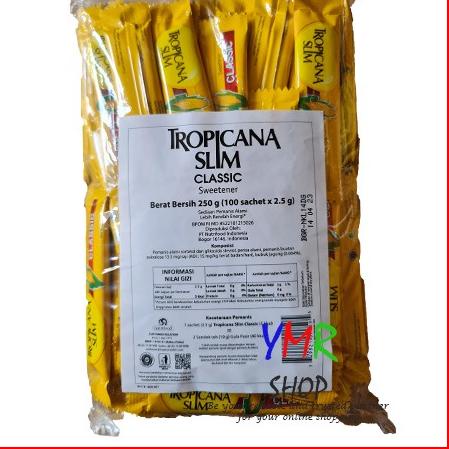 

GRATIS ONGKIR✅Gula Tropicana Slim Classic Stick Sweetener 100 Sachet|KD6