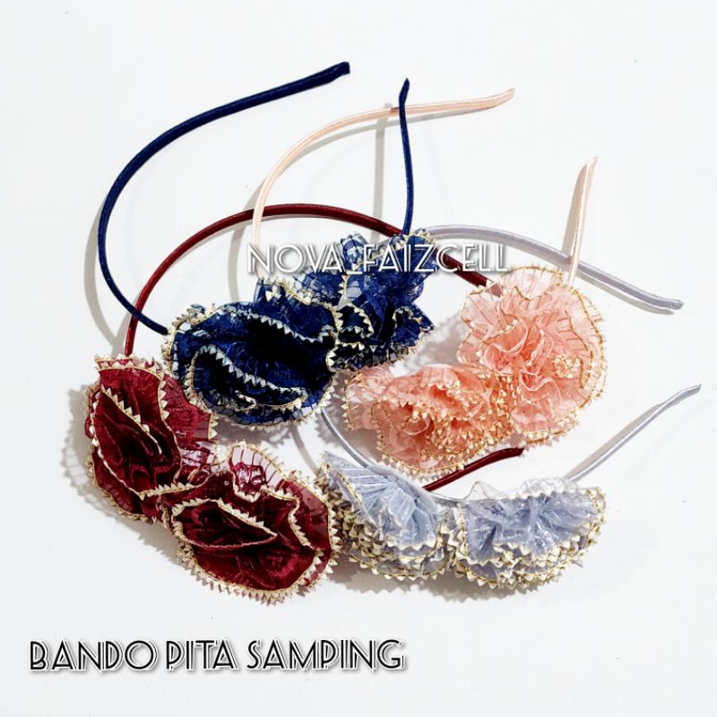 Bando Korea Pita Samping Renda Premium Bandana Remaja dan Anak-Anak