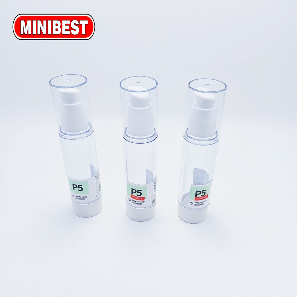 [MB] BOTOL AIRLESS PUMP BOTTLE/BOTOL LOTION/BOTOL SABUN/SKINCARE REFILL UNTUK TRAVEL