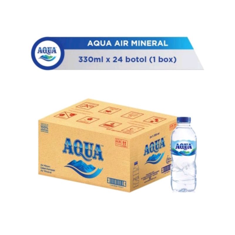 

AQUA AIR MINERAL BOTOL MINI 330ML× 24 BOTOL