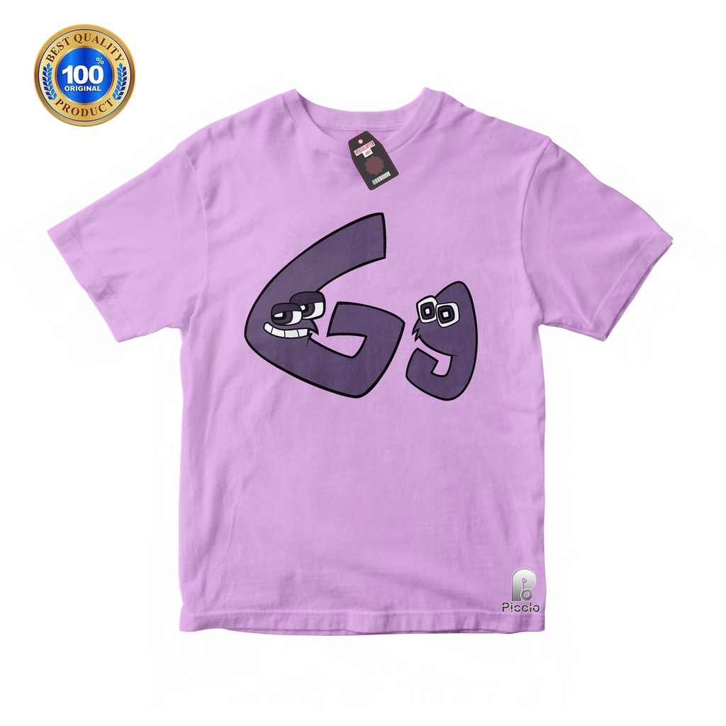 BAJU ANAK KAOS ATASAN ANAK HURUF G ALPHABET LORE UNISEX Bahan COTTUN (FREE NAMA)