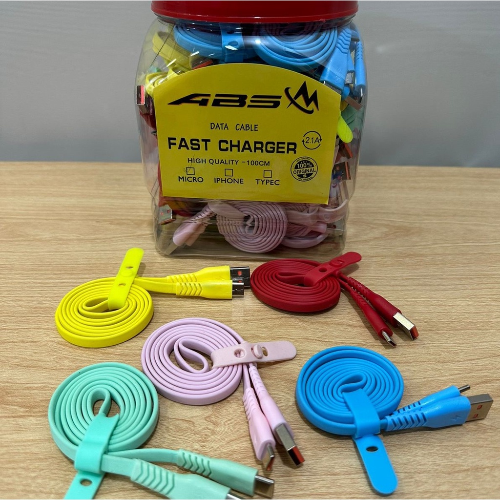 Kabel Data Macaron 3.1 A Fast Charging Micro Usb &amp; Type C Warna Origininal 100% flash Charger