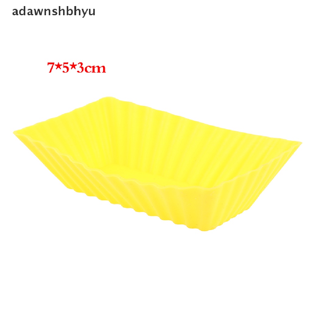 Adawnshbhyu Silicone Reusable Cake Mold Jelly Cetakan Kue Cupcake Maker Alat Pastry Dapur ID