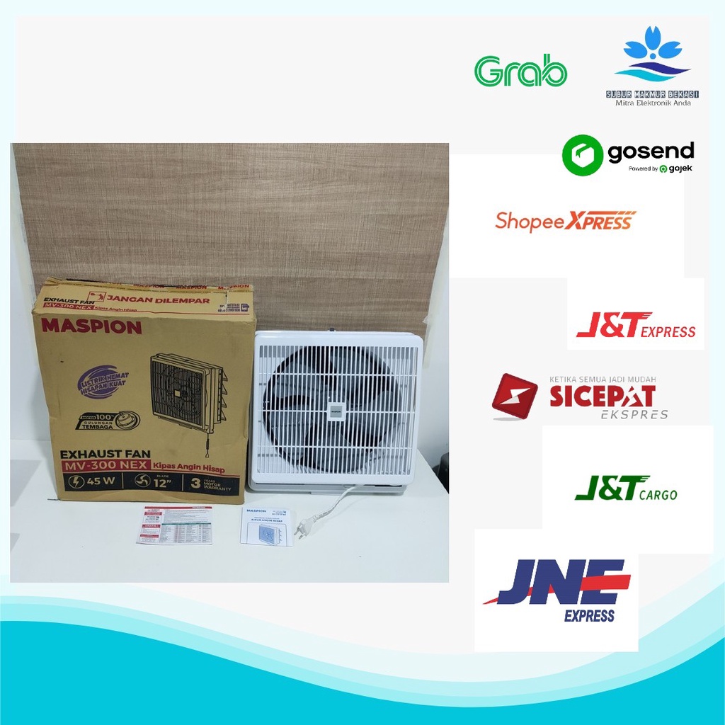 Exhaust Fan Listrik 12&quot; Maspion MV-300 NEX