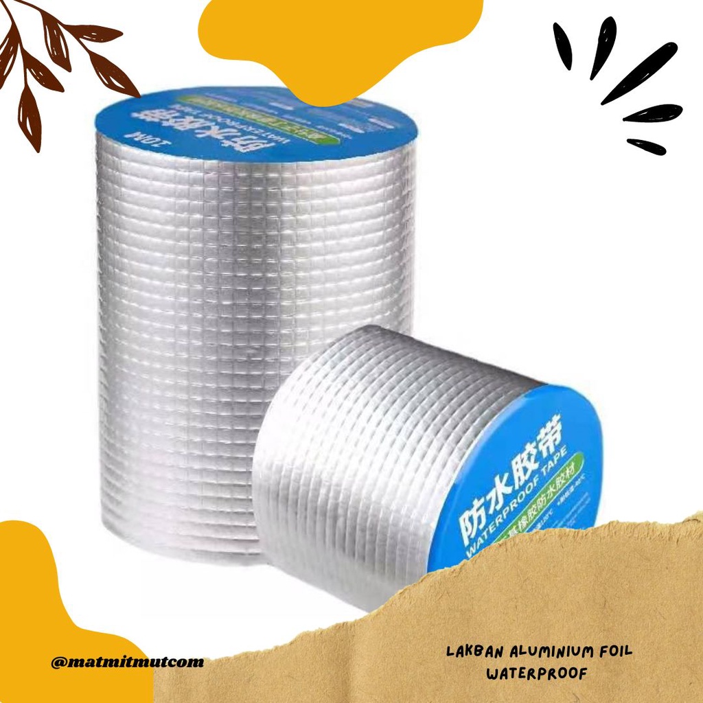 Lakban Alumunium Foil/Lakban Anti Bocor Tahan Air