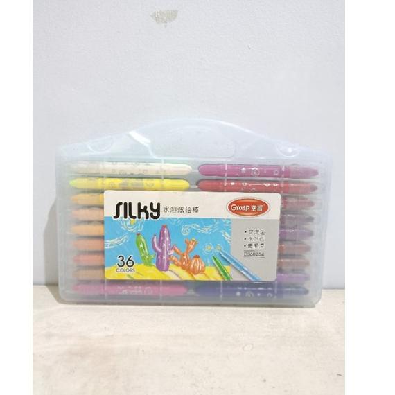 

(O7)T➸) GRASP Silky Gel Crayon Washable / Crayon Warna / Krayon Anak / Coloring Pen kekinian