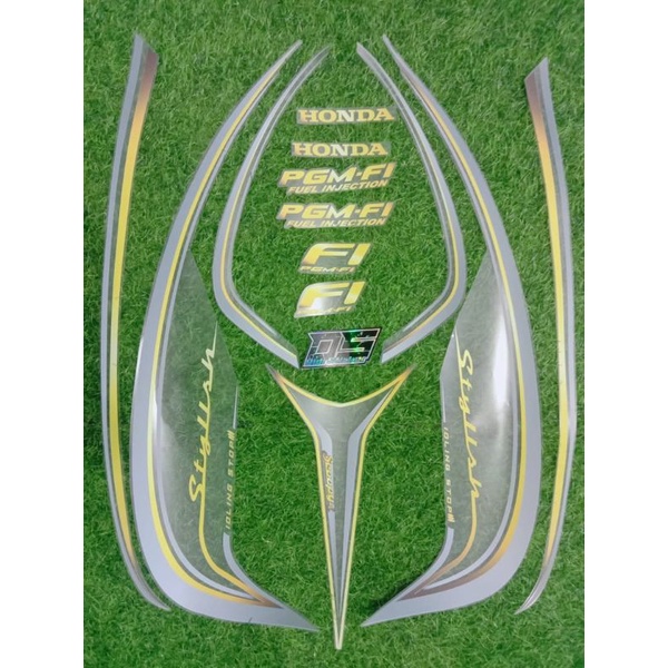 STRIPING TRANSPARAN SCOOPY 2015-2016 MODEL ORI