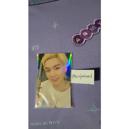 Photocard Bluray Yoongi Sowoozo Official