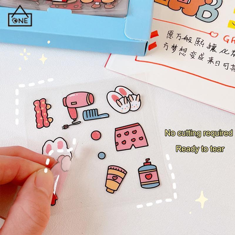 COD❤️20pcs Stiker Kartun Lucu Untuk Dekorasi Notebook DIY Sticker Stationady-A.one