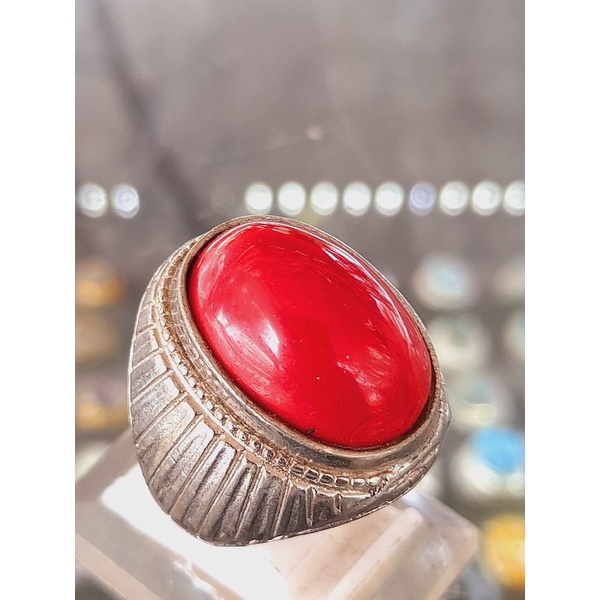 Cincin Batu Akik Koral Marjan Harga Murah