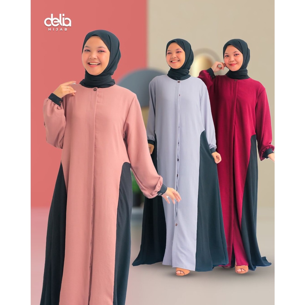 DRESS AIRFLOW POLOS DELIA HIJAB / LARAS DRESS DELIA HIJAB
