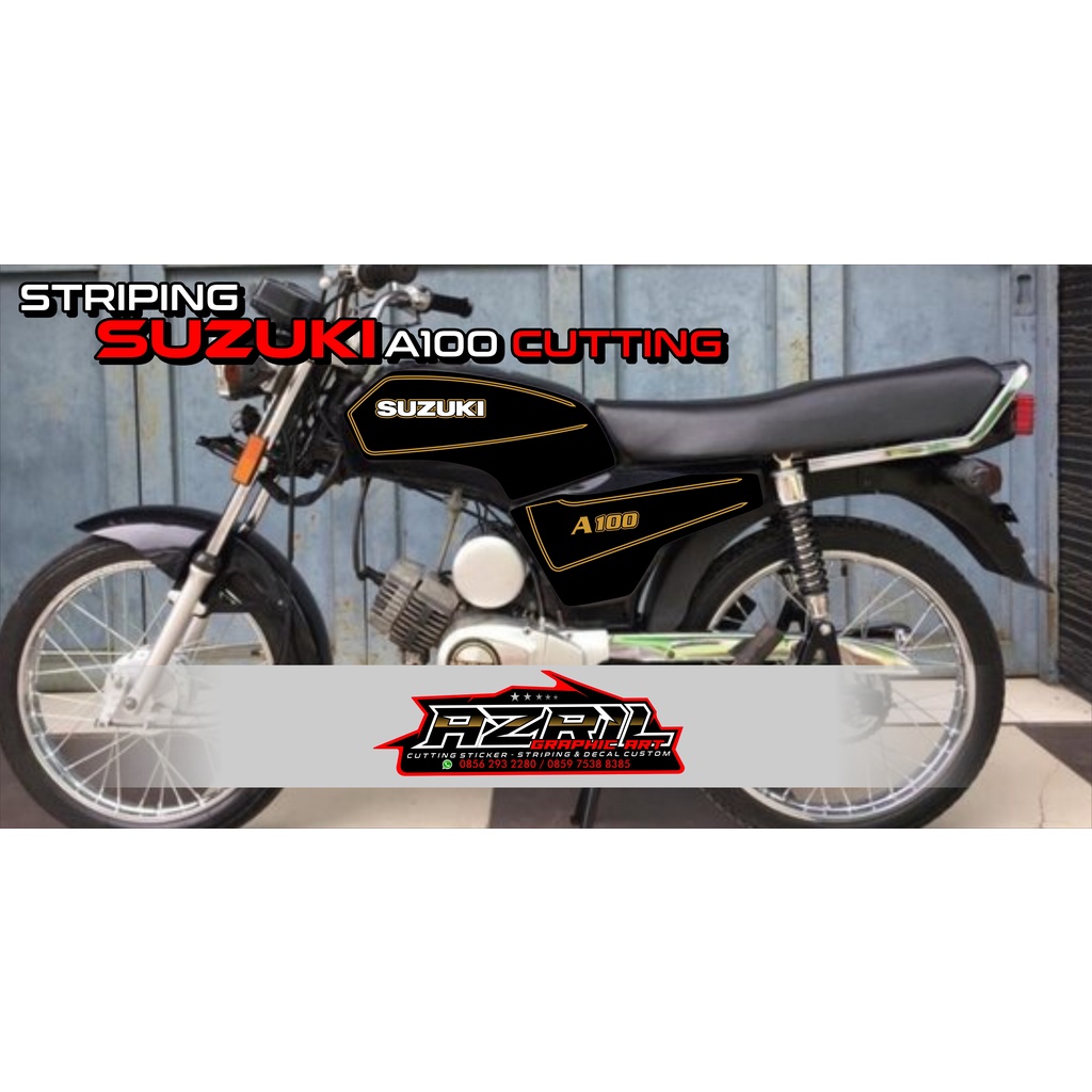 Striping SUZUKI A 100 cutting