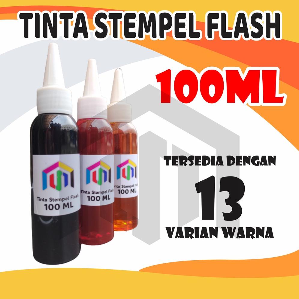 

TINTA STEMPEL FLASH 100 ML BOTOL CORONG TERLARISS...,,,,,