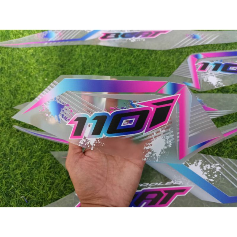 STRIPPING HONDA BEAT DELUX 2020/2022 TRANSPARAN COSTUM