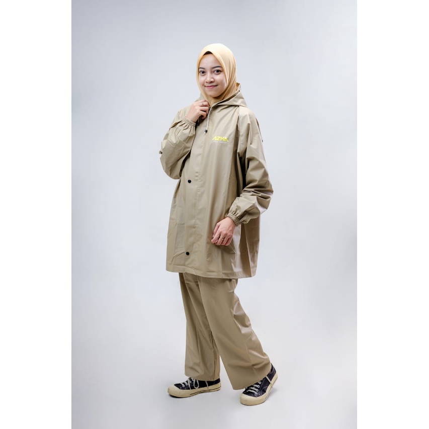 RAINCOAT, JAS HUJAN PVC KARET MANTEL MOTOR ANTI REMBES By Azka