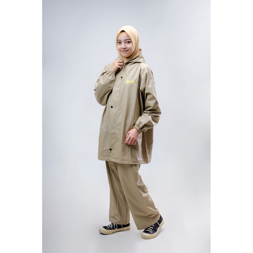 RAINCOAT, JAS HUJAN PVC TEBAL MANTEL MOTOR ANTI REMBES By Azka X Modenaz