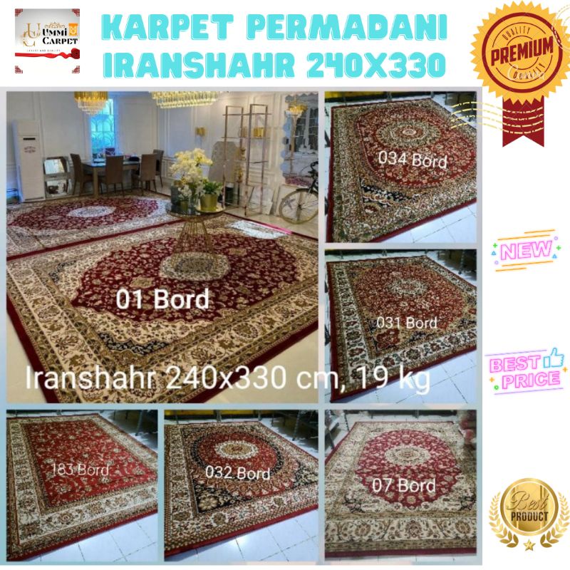 iranshahr karpet semi turki jumbo 240x330 karpet merah