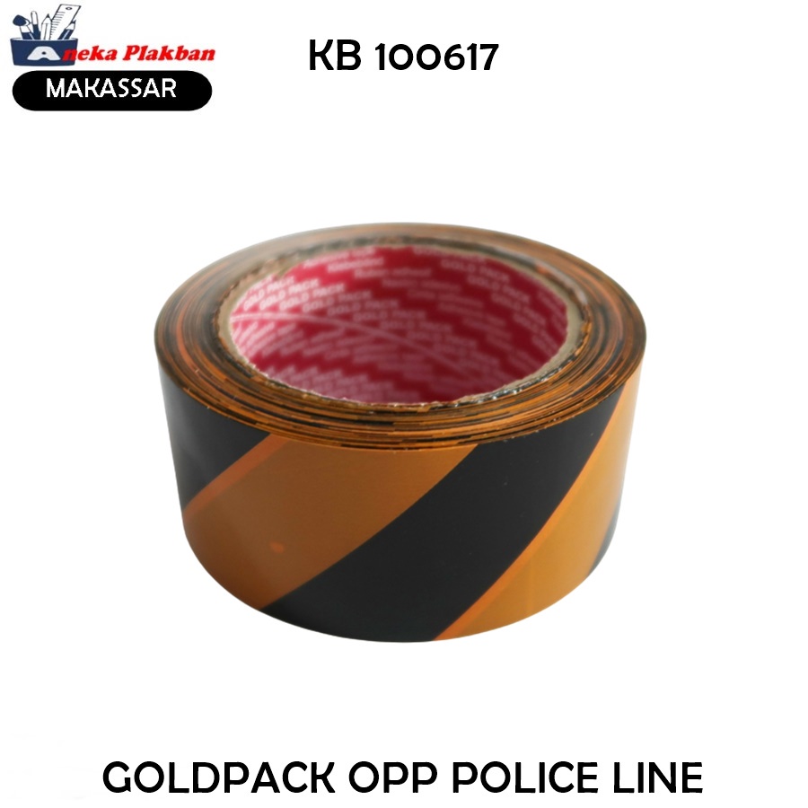 

[ROLL] GOLDPACK OPP POLICE LINE PLAKBAN ZEBRA CROSS